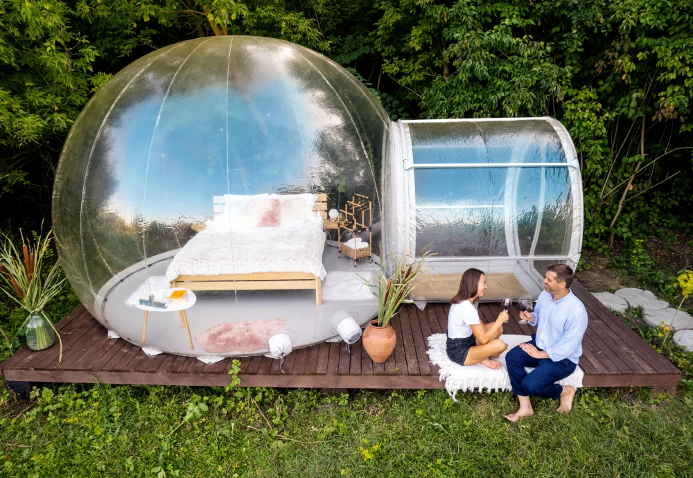 make your own bubble tent